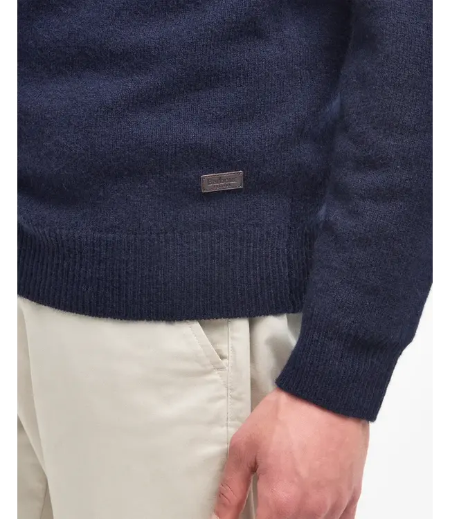 Barbour Essential Half Zip herentrui - Navy