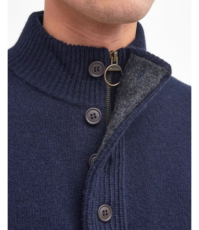 Barbour Essential Half Zip herentrui - Navy