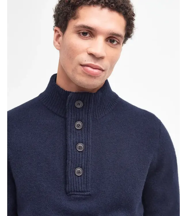 Barbour Essential Half Zip herentrui - Navy