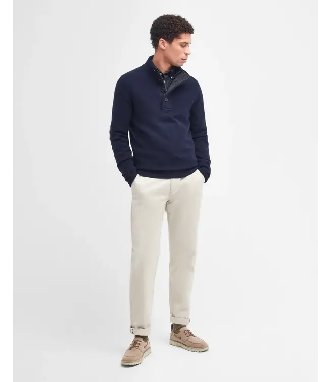 Barbour Essential Half Zip herentrui - Navy