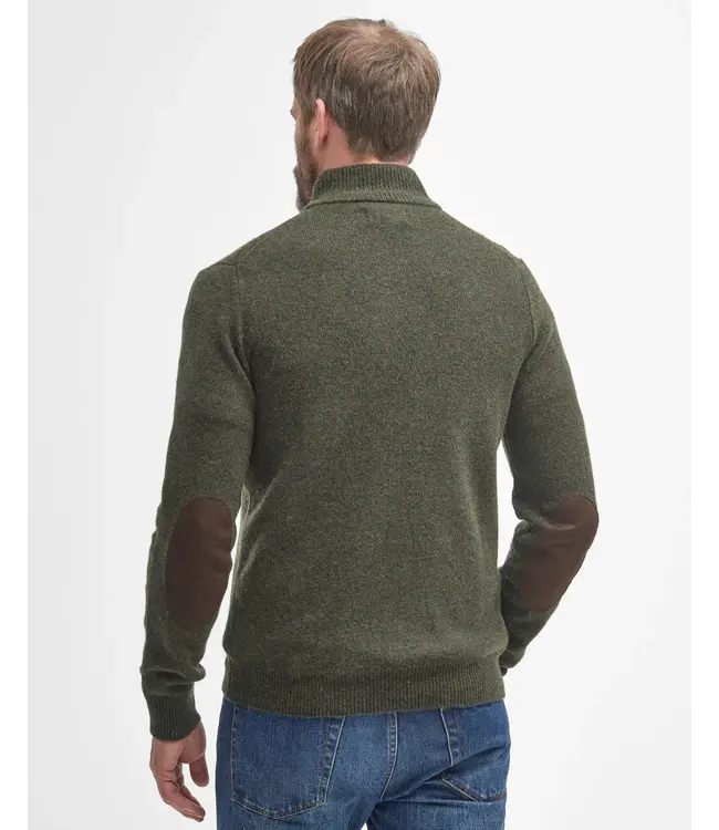 Barbour Essential Half Zip herentrui jumper - Seaweed