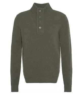 Barbour Barbour Essential Half Zip herentrui - Seaweed