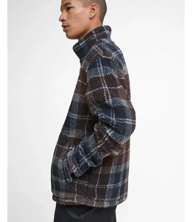 Barbour Tartan Fleece Vest- Jas- Midnight Oak