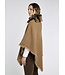 4386 Silverfir Dames Poncho - Camel Twill