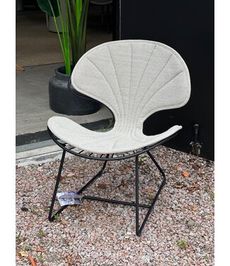 Royal Botania Kussen Ostrea Low Chair - Light Boucle White