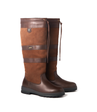 Dubarry of Ireland Galway Heren Outdoor Laars - Walnut - RegularFit - Leer