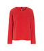 Henriette Steffensen Round Neck Fleece Pullover 1359 - Tomato | Henriette Steffensen