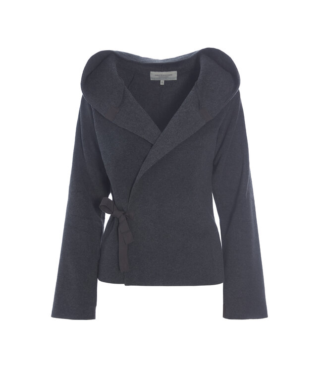 1009 Wrap Cardigan - Soft Black 914