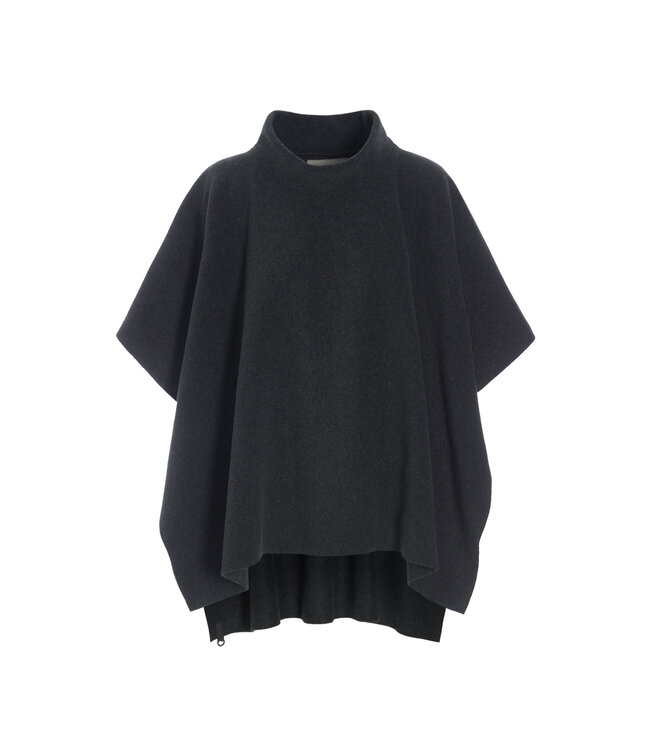 4126 Poncho - Soft Black 914