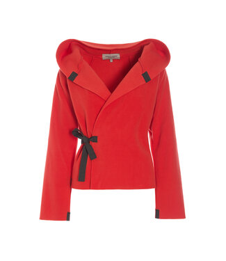 Henriette Steffensen 1009 Wrap Cardigan - Tomato