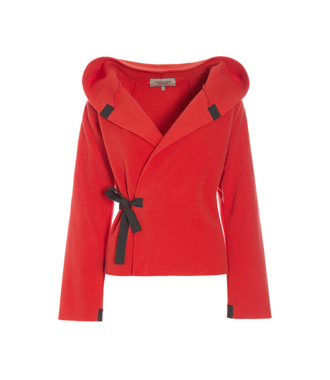 1009 Wrap Cardigan - Tomato 845