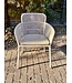 Akari dining chair Dune White met zitkussen 6x