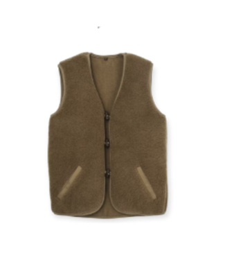 Wollen bodywarmer - Brown