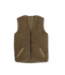 Wollen bodywarmer - Brown - 90% Merino+10% Camel