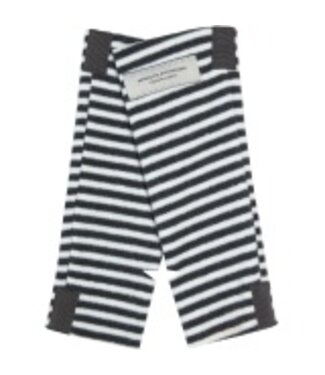 Henriette Steffensen 6022 Wrist Warmer - Stripes B&W