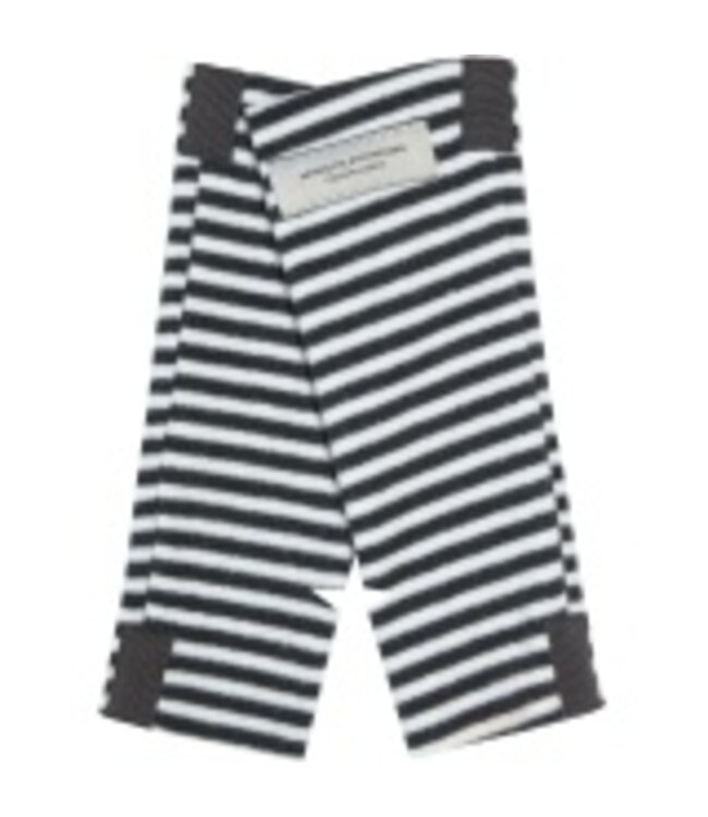 6022 Wrist Warmer - Stripes Black & White