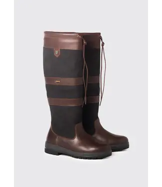 Dubarry of Ireland Galway Heren Outdoor Laars - Black/Brown - RegularFit - Leer
