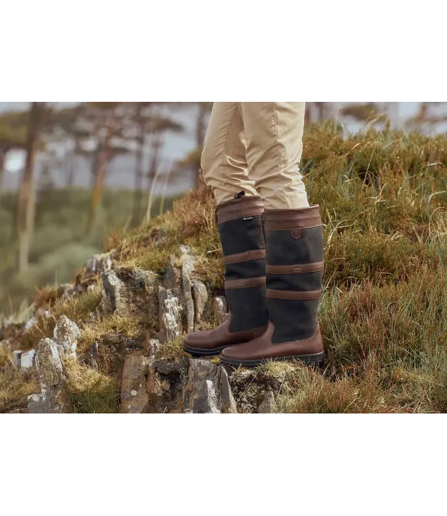 Galway Heren Outdoor Laars - Black/Brown - RegularFit - Leer