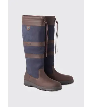 Dubarry of Ireland Galway Heren Outdoor Laars - Navy/Brown - RegularFit - Leer