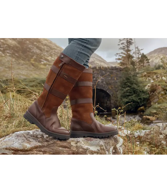 Dubarry Wexford Heren outdoorlaars - Walnut - met rits - ExtraFit - Leer