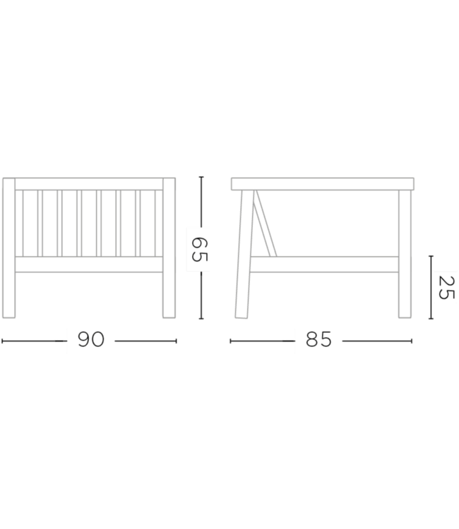 Gommaire Copenhague 1-seater + kussenset CICO7 taupe