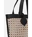 Braided Shopper Sand Pile Black BRAID02