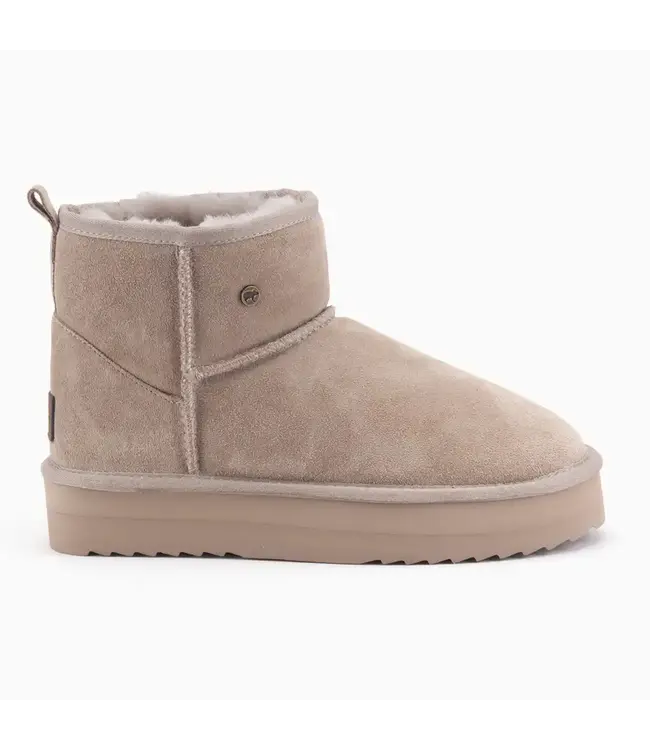 Warmbat Wallaby - Dames Boot - Plateau - Taupe