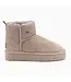 Warmbat Wallaby - Dames Boot - Plateau - Taupe