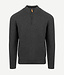 Trui met rits lamswol - Charcoal