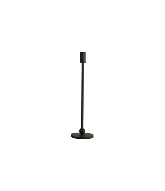 TineK Home Candle Holder Iron - Black H35 cm