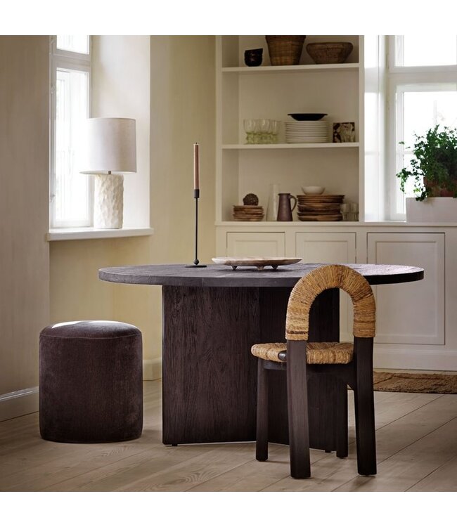 Kandelaar - Zwart H35 cm