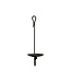 Candle holder Iron - Black H40 cm