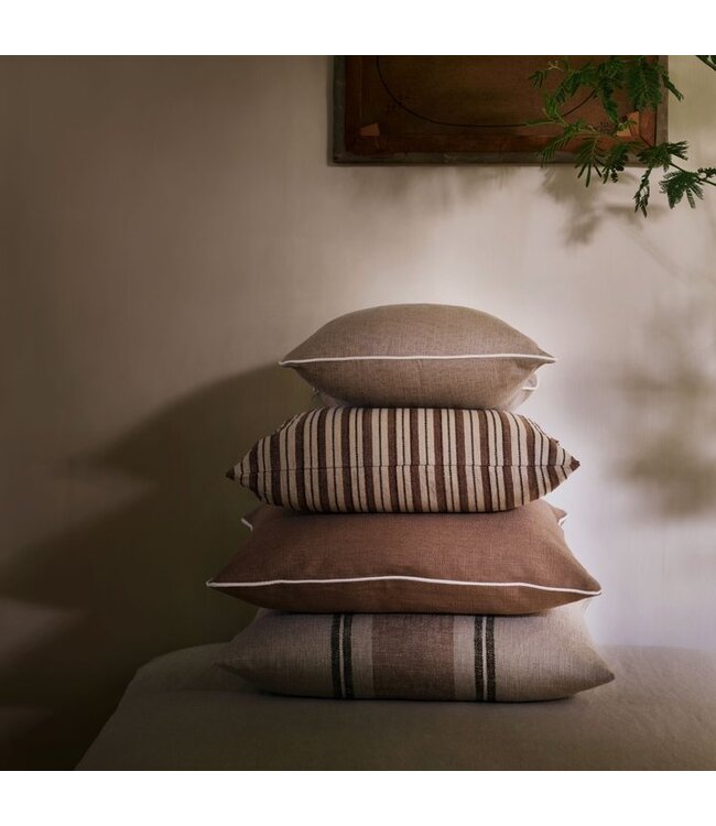 Cushion cover Everstripe - Linen 55x55 cm