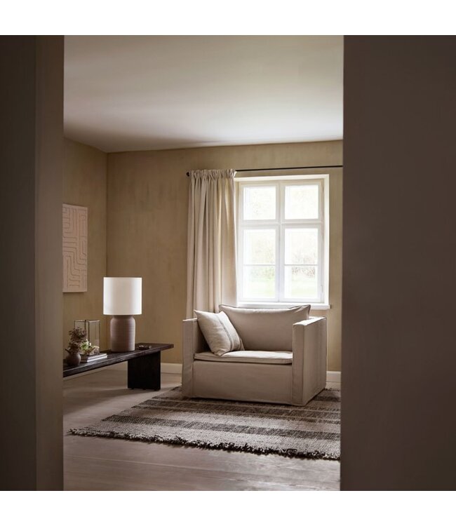 Cushion cover Everstripe - Linen 50x75 cm