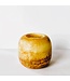 Alabaster | Ronde Waxinelichthouder - Bruin Small