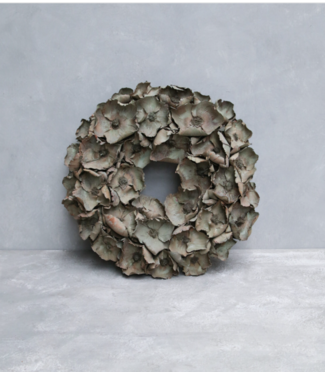 Couronne Palm Cup Krans Old Green Wash - 45cm