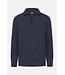 Fisherman Half-Zip Neck Sweater - Navy Slate FJ704M