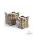 Square planter basket Nicolas large (CL Rattan) 62x62x62 cm