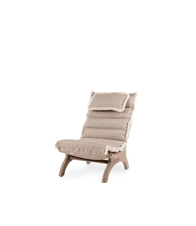 Gommaire - Easy chair Sachin - Teak Natural Grey | Luxe Buitenstoel