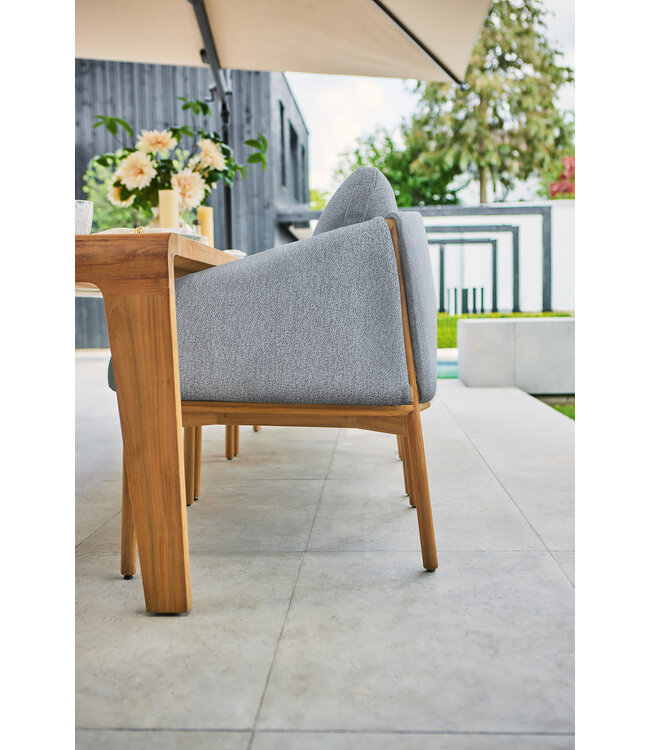 SUNS Bellano Dining Chair - Teak / Natural Gravel