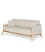 SUNS Bellano 2-seater Sofa - Teak / Natural Gravel