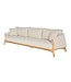 SUNS Bellano 3-seater Sofa - Teak / Natural Gravel