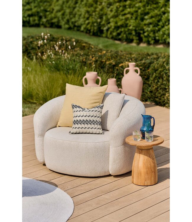 SUNS Venosa Lounge Chair - Pebble Desert Bouclé