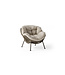 SUNS Siano Lounge Chair - Bronze / Pebble Desert Bouclé