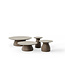Farzi lounge table L - Ø80x31 - Bronze aluminium