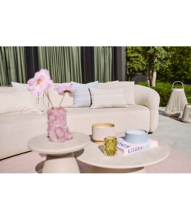 SUNS Farzi lounge table M - Ø55x41 - Champagne aluminium