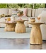 SUNS Farzi lounge table S - Ø40x46 - Natural Teak