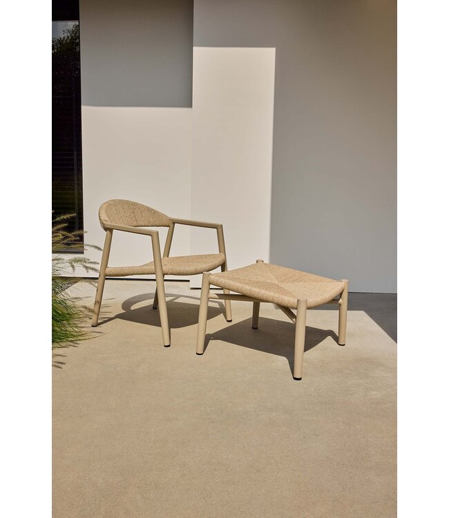 Pemba Dining Chair - Champagne / Wicker - Outdoor Stoel