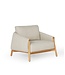 SUNS Bellano Lounge Chair - Teak / Natural Gravel