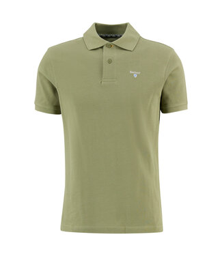 Barbour Tartan pique polo - Laurel green